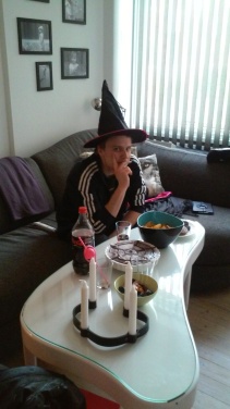 Cat's brother ate all the candy haha